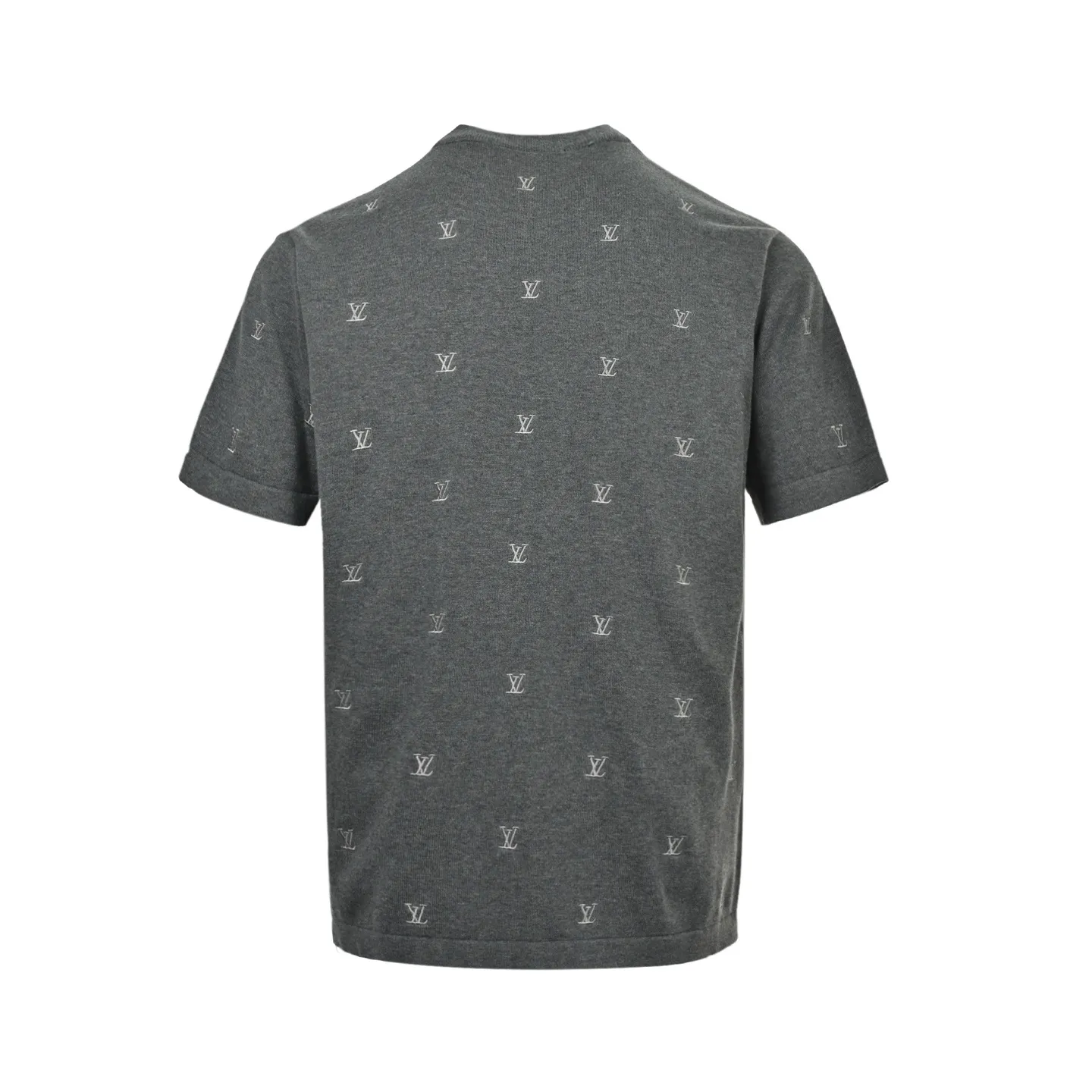 Louis Vuitton/Louis Vuitton small letter embroidered knitted short sleeves